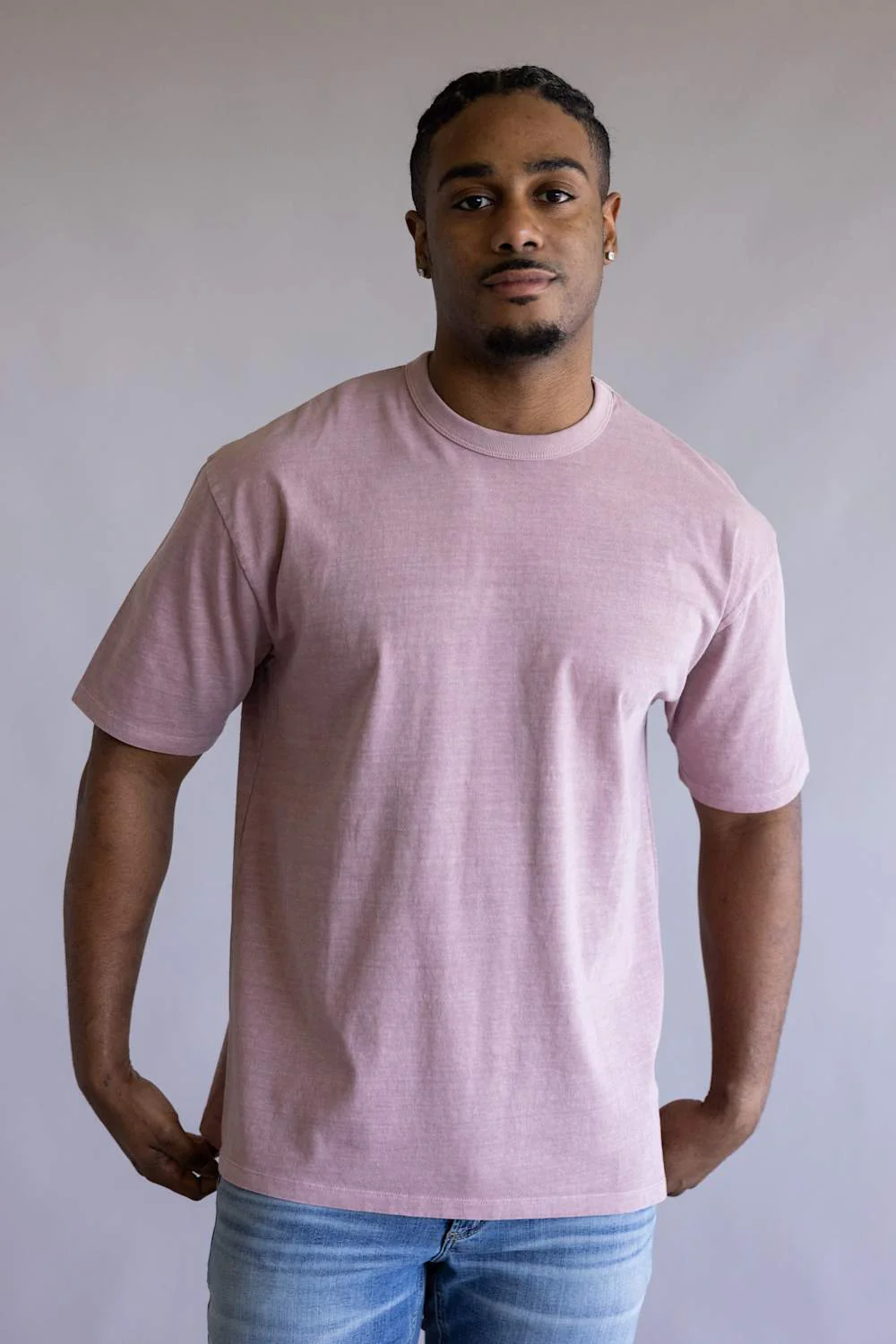 Industrie Del Sur T-Shirt for Men in Berry | MTE31698-BERRY - Image 5
