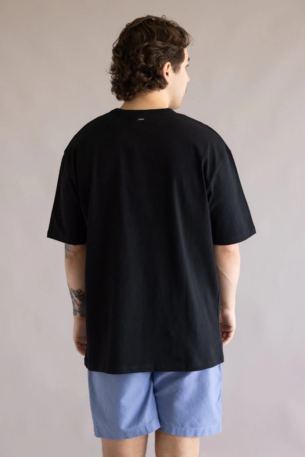 Industrie Del Sur T-Shirt for Men in Black | MTE31698-BLACK - Image 3