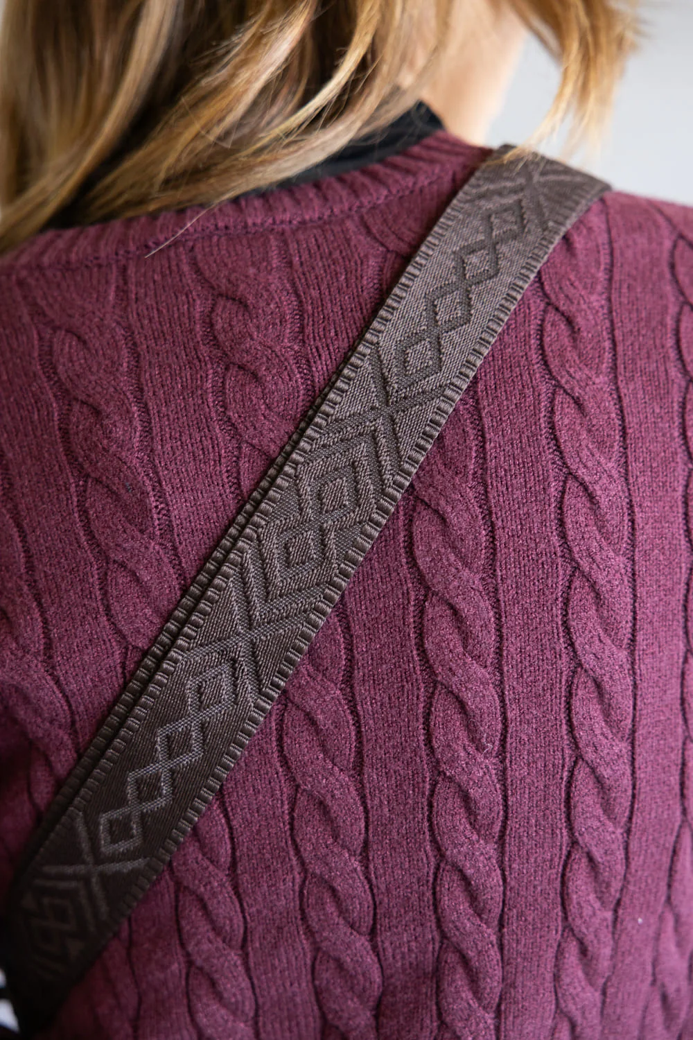 Janae Crossbody Bag in Dark Brown | M2684-DBR - Image 4