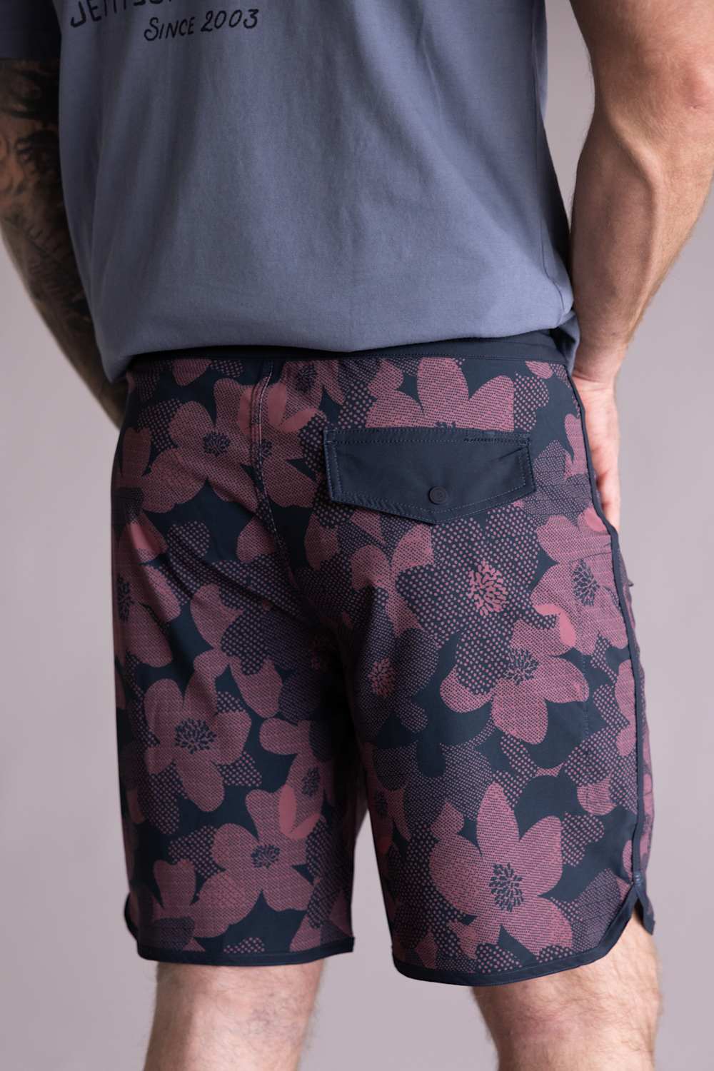 Jetty Atlantic Boardshorts for Men in Mauve | S26ATLA-M20021MAU - Image 3
