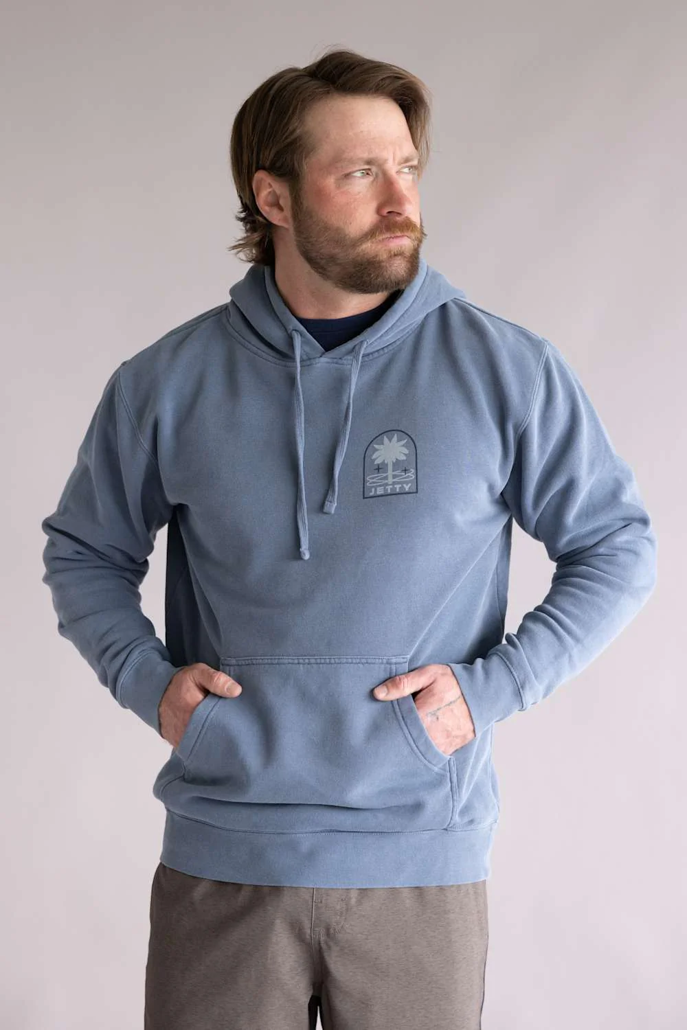 Jetty Orbit Grove Hoodie for Men in Pigment Slate | S26ORBI-M13004BLU - Image 2