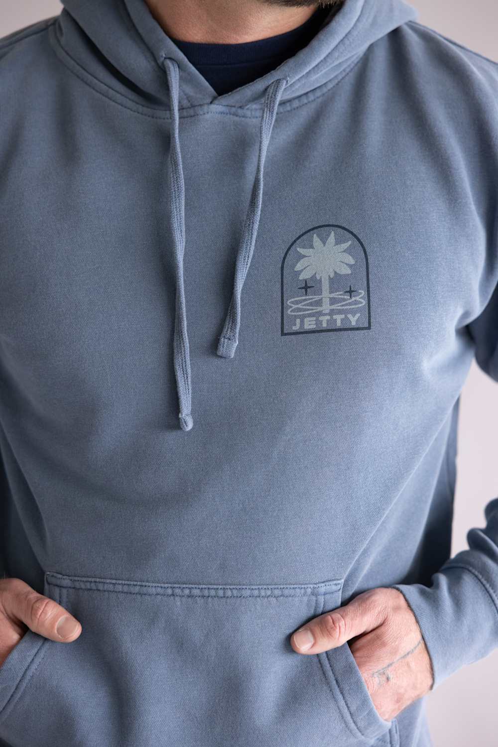 Jetty Orbit Grove Hoodie for Men in Pigment Slate | S26ORBI-M13004BLU - Image 3