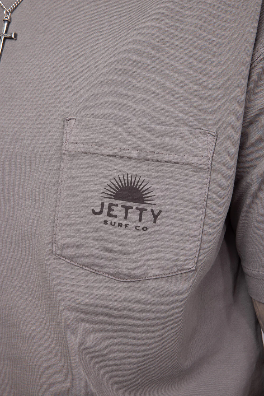 Jetty Sunbeam Pocket T-Shirt for Men in Cinder | S25SUNB-M10001CND - Image 3