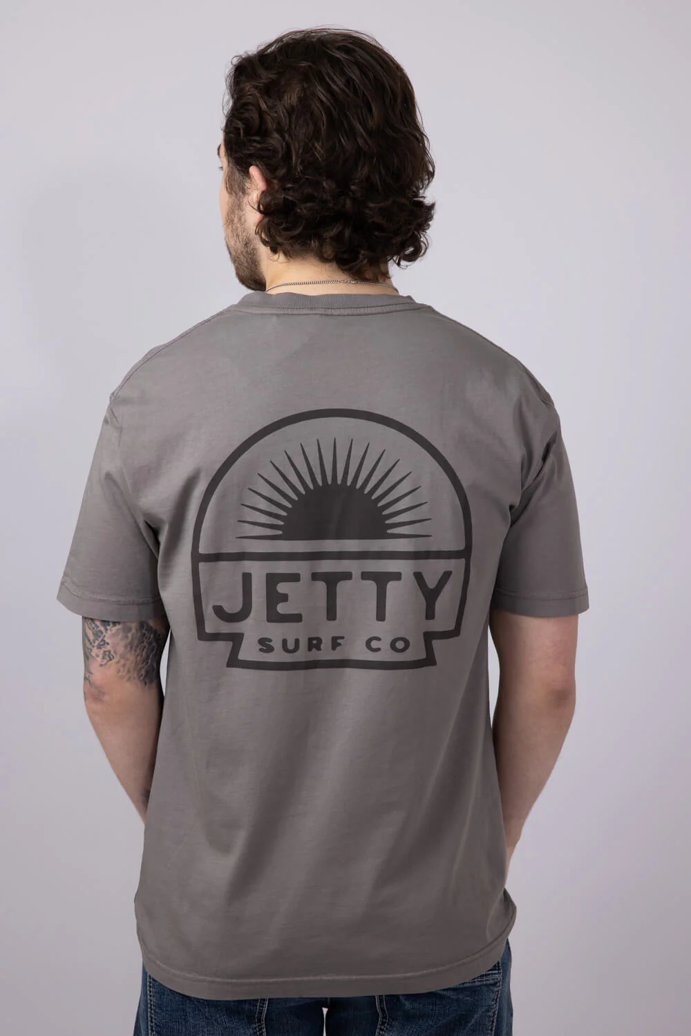 Jetty Sunbeam Pocket T-Shirt for Men in Cinder | S25SUNB-M10001CND - Image 4