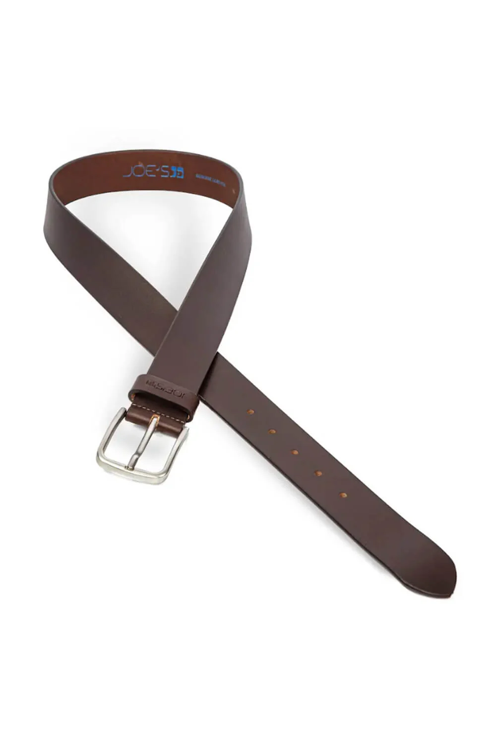 Smooth Leather Belt for Men in Brown | 78002-BROWN - Image 2