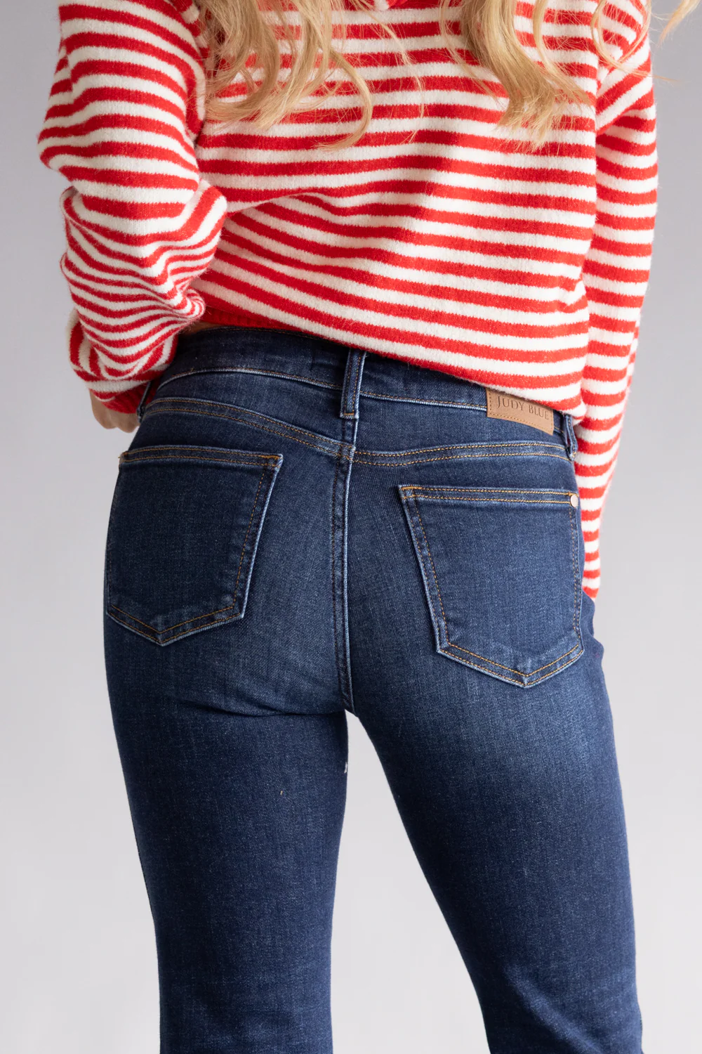 Judy Blue Daisy Mid-Rise Bootcut Jeans for Women | 82586-PT-REG - Image 2