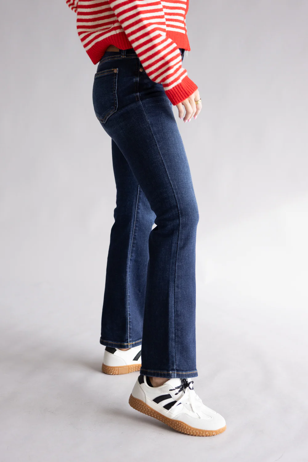 Judy Blue Daisy Mid-Rise Bootcut Jeans for Women | 82586-PT-REG - Image 3