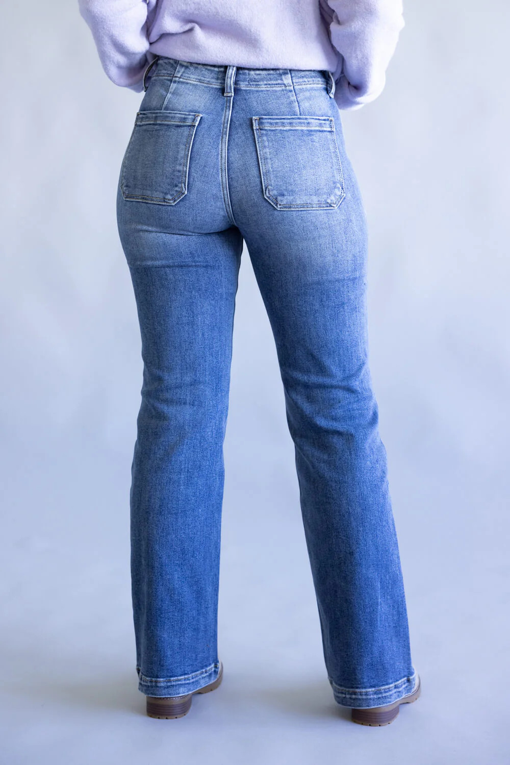 KanCan Melody High Rise Wide Flare Jeans for Women | KC9434M - Image 2