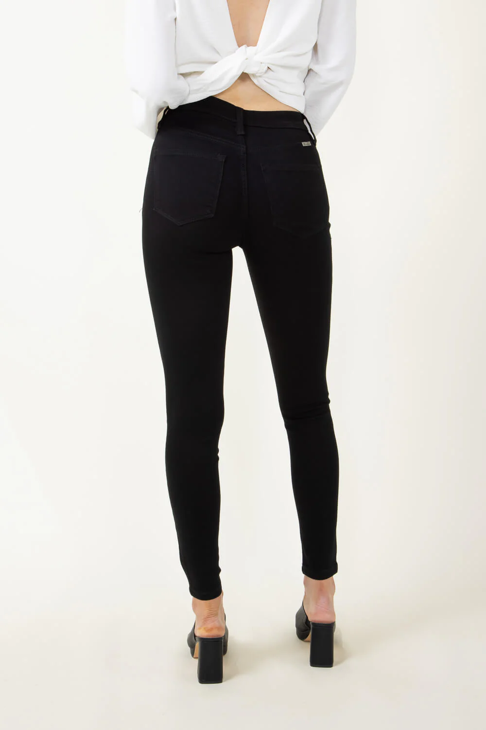 KanCan Misa High Rise Super Skinny Jeans for Women in Black | KC11253BK - Image 4