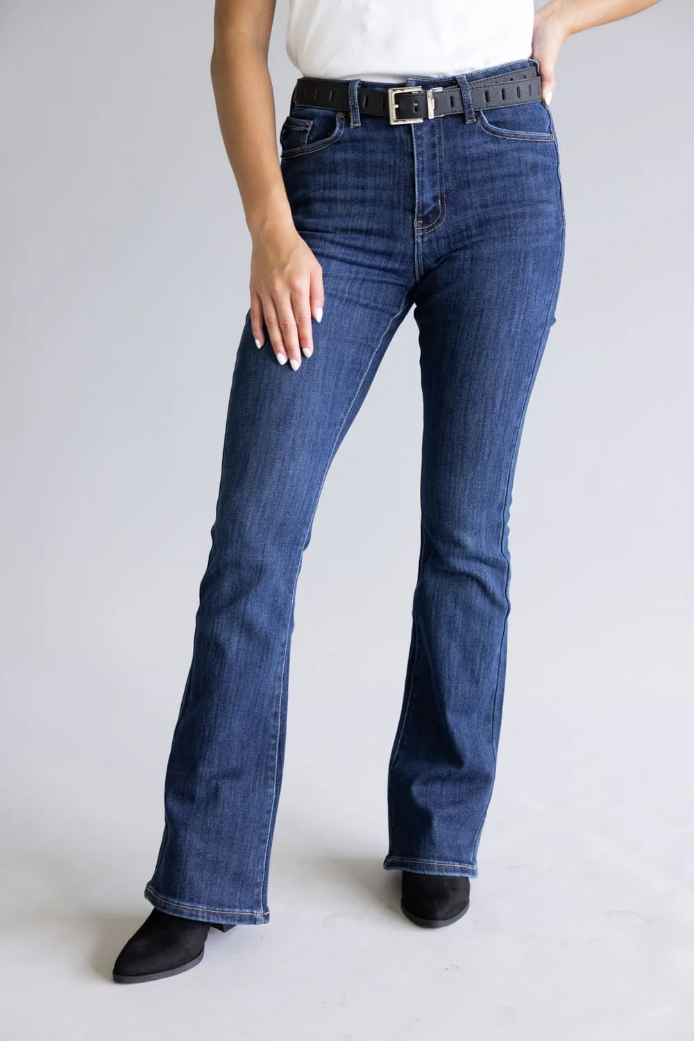 KanCan Ami High Rise Slim Bootcut Jeans for Women | KC70005D - Image 2