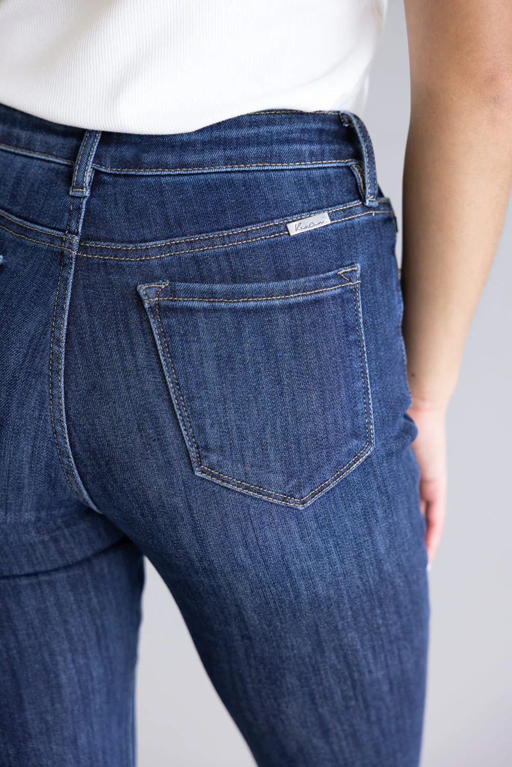 KanCan Ami High Rise Slim Bootcut Jeans for Women | KC70005D - Image 4