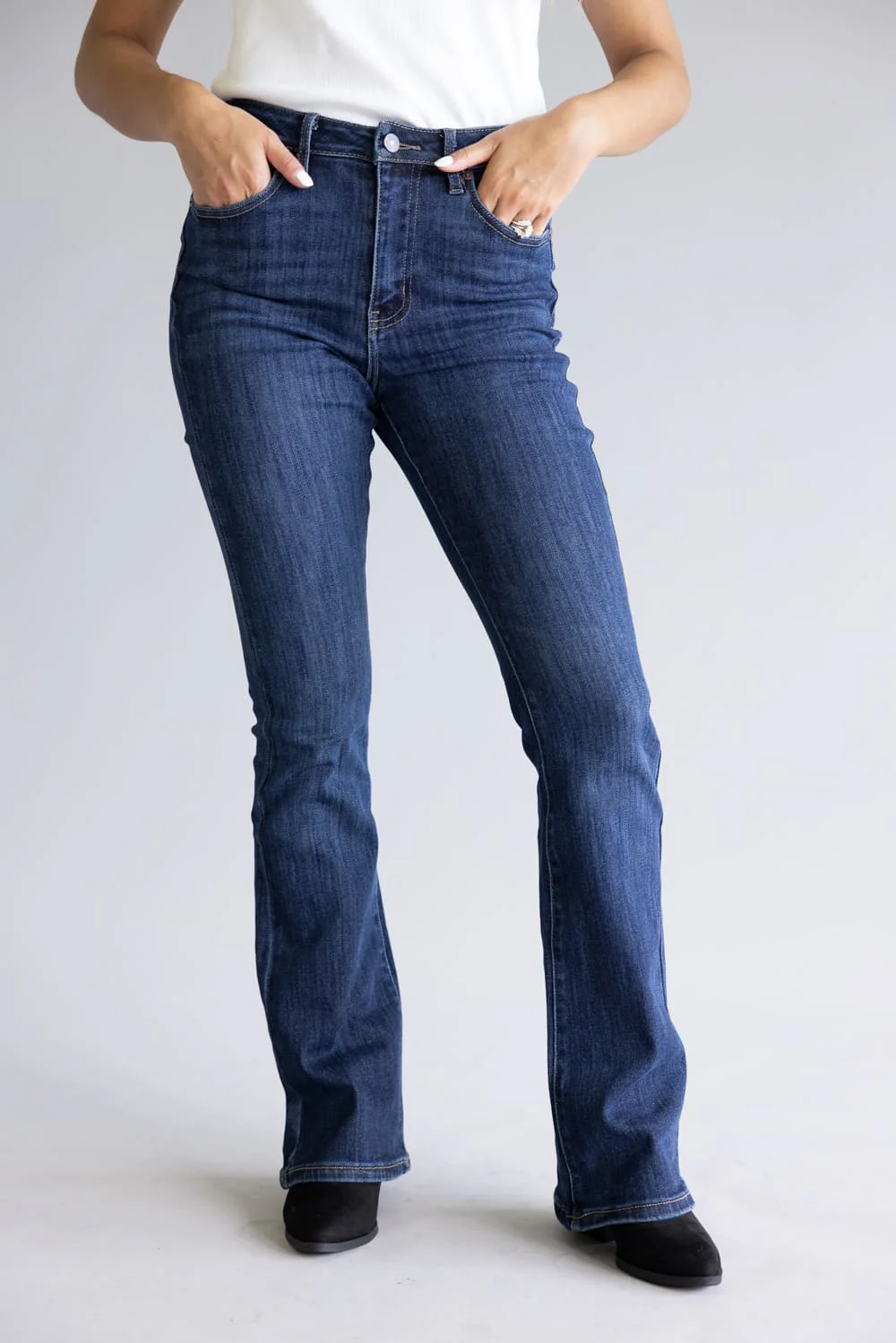 KanCan Ami High Rise Slim Bootcut Jeans for Women | KC70005D - Image 6