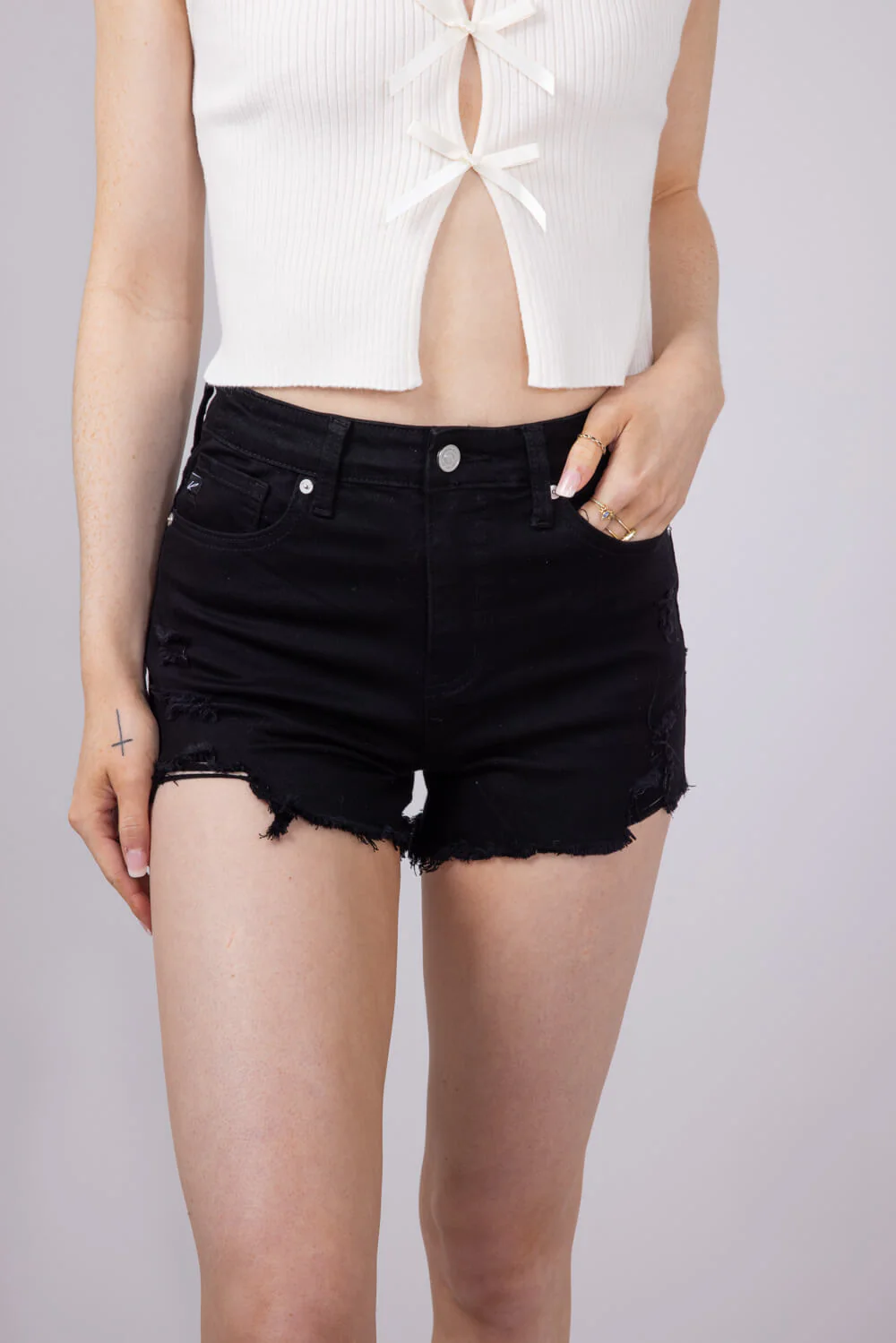 KanCan x Glik's Best Friend Denim Shorts for Women - Image 3