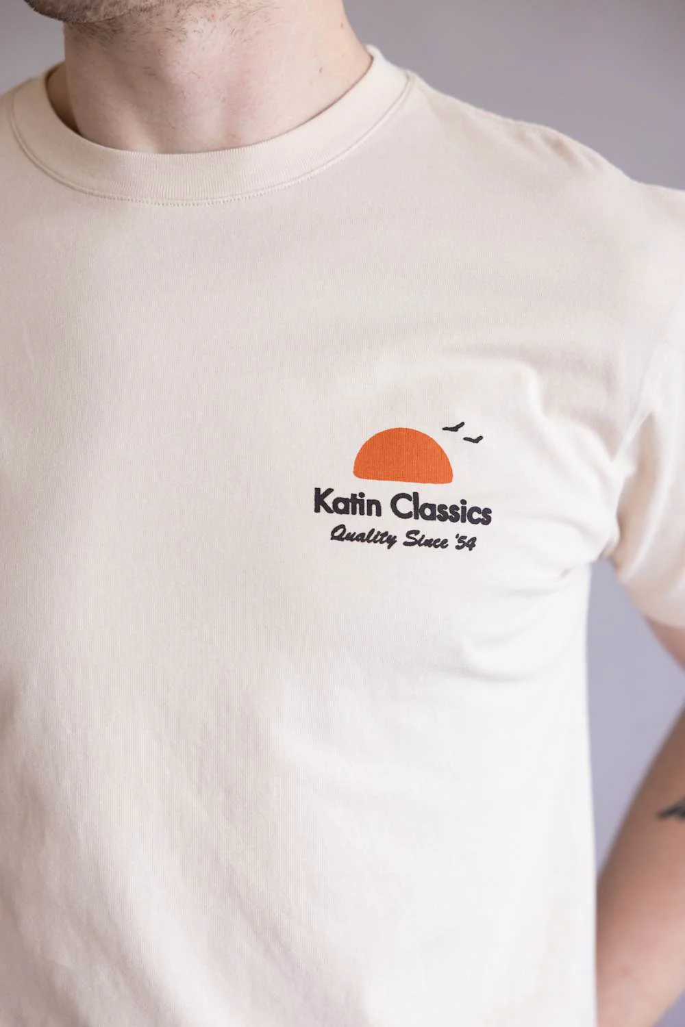 Katin Auana T-Shirt for Men in Almond Peach | KTNGSAUA-ALMOND PEACH - Image 3