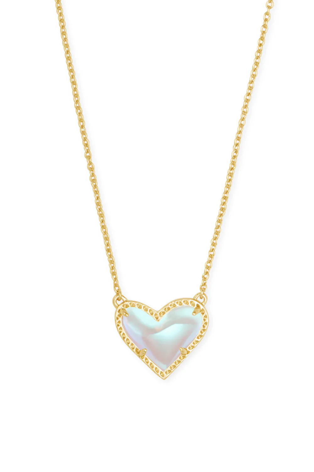 Kendra Scott Ari Heart Gold Pendant Necklace - Image 4