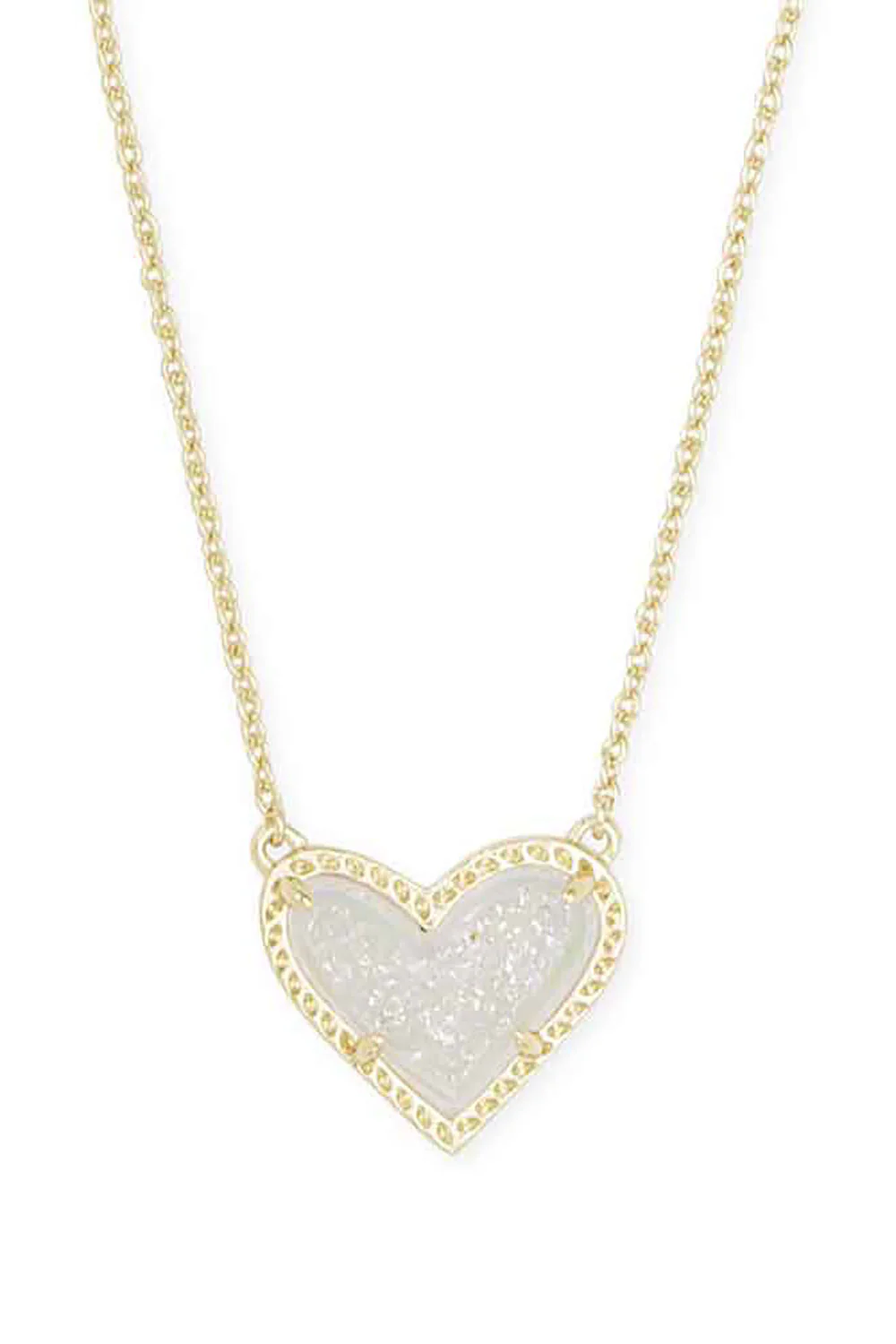 Kendra Scott Ari Heart Gold Pendant Necklace - Image 3