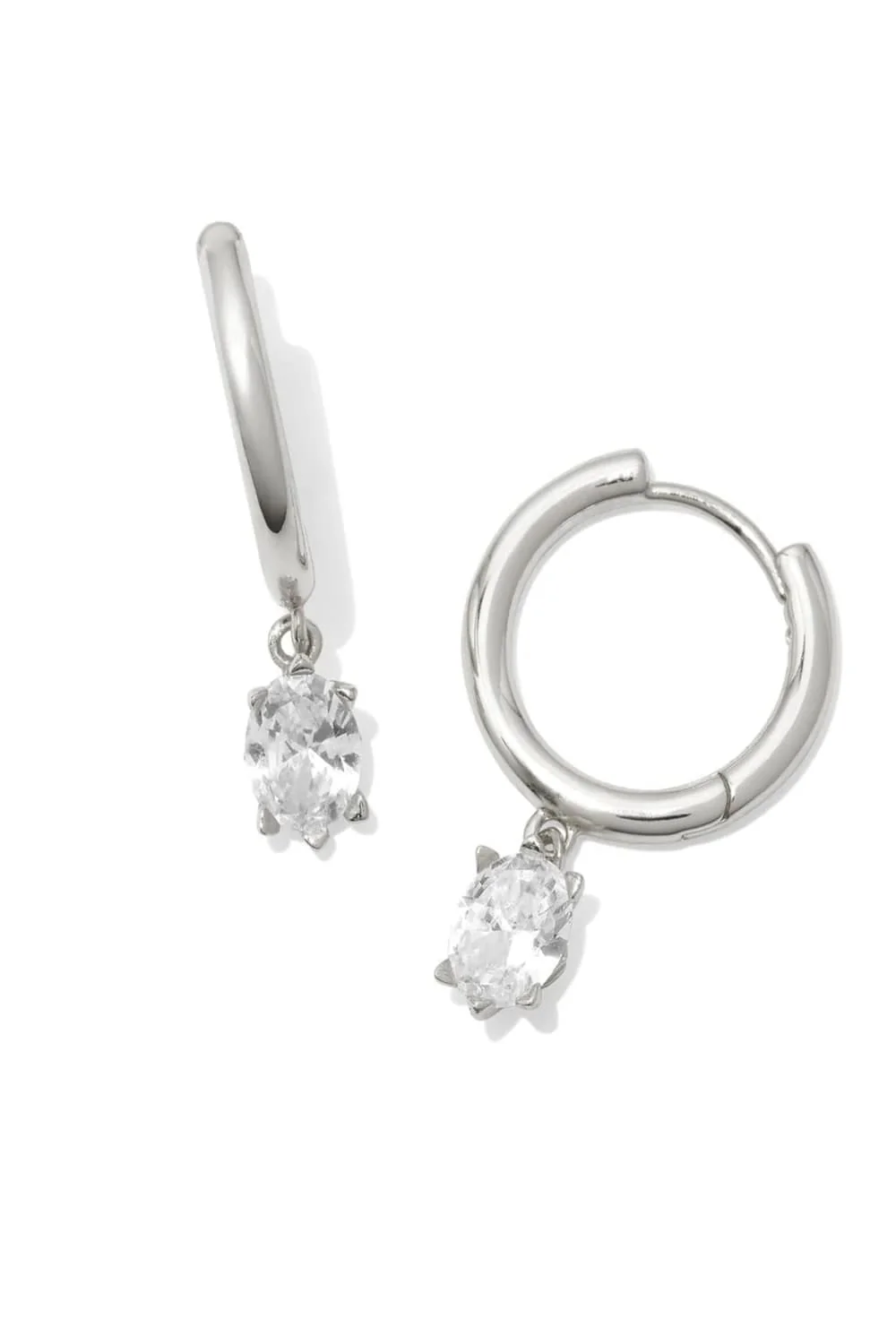 Kendra Scott Cailin single Stone Huggie Earrings for Women - Image 2