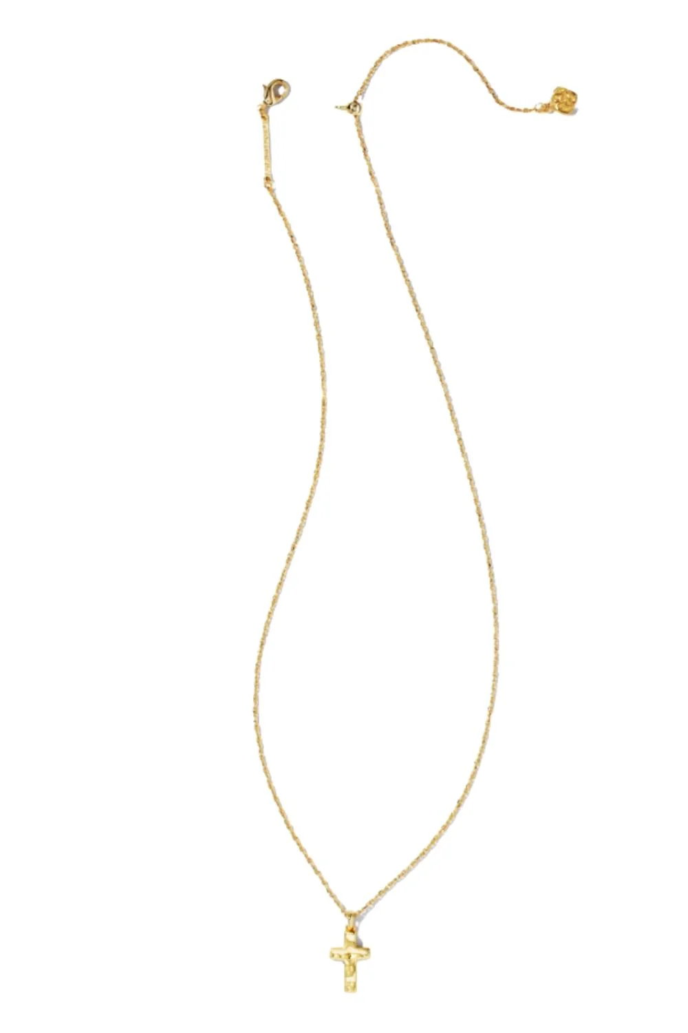 Kendra Scott Cross Pendant Necklace in Gold | 9608800869 - Image 3