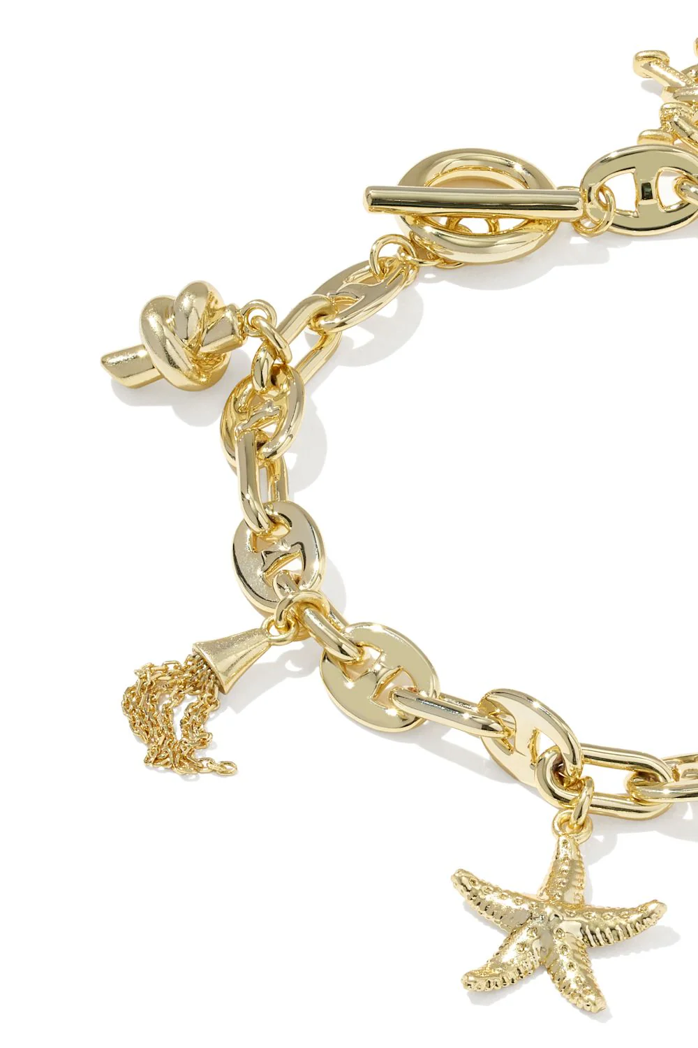 Kendra Scott Gold Parker Charm Bracelet in Freshwater Pearl | 9608894022 - Image 2
