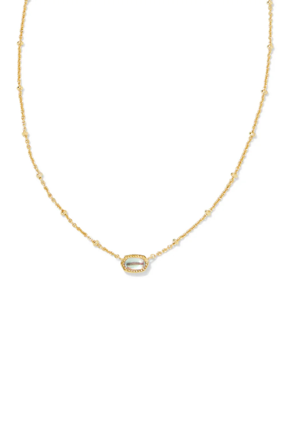 Kendra Scott Mini Elisa Gold Satellite Short Pendant Necklace - Image 2