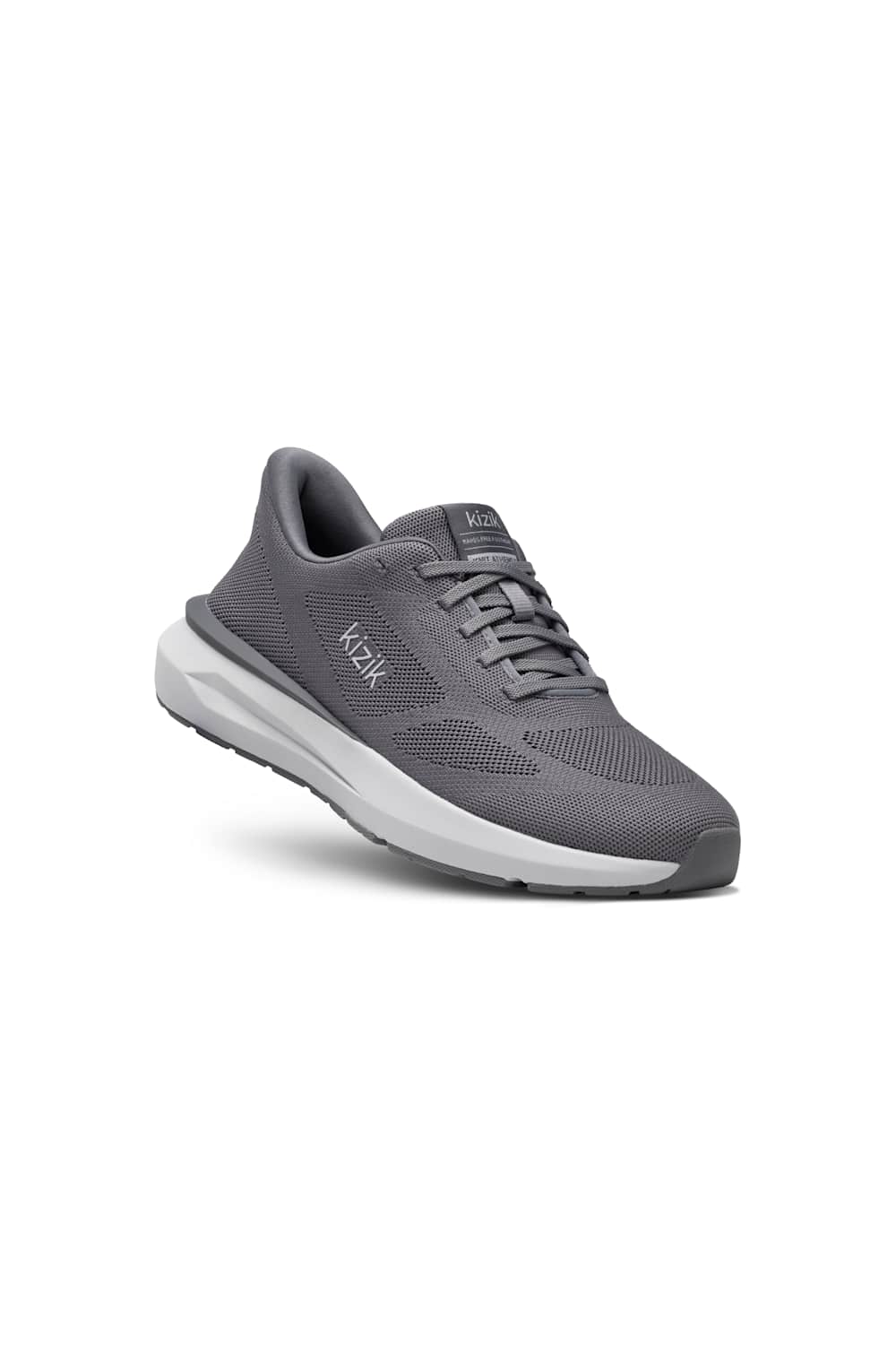 Kizik Athens 2 Knit Sneakers for Men in Grey | MATK2603-SMOKEDPEARL - Image 2