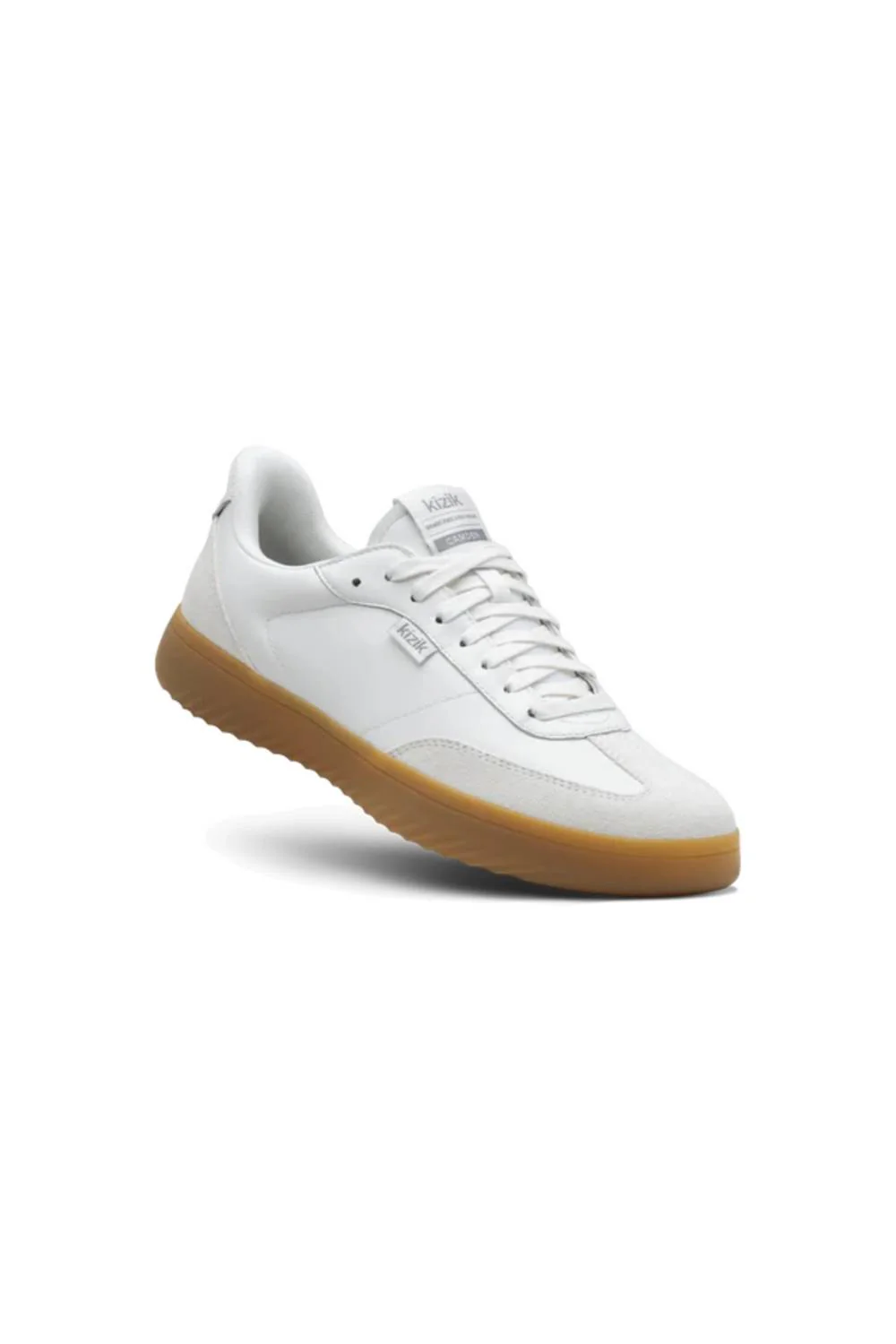 Kizik Camden Sneakers for Men in White | MCAM2601-WHITE/GUM - Image 2