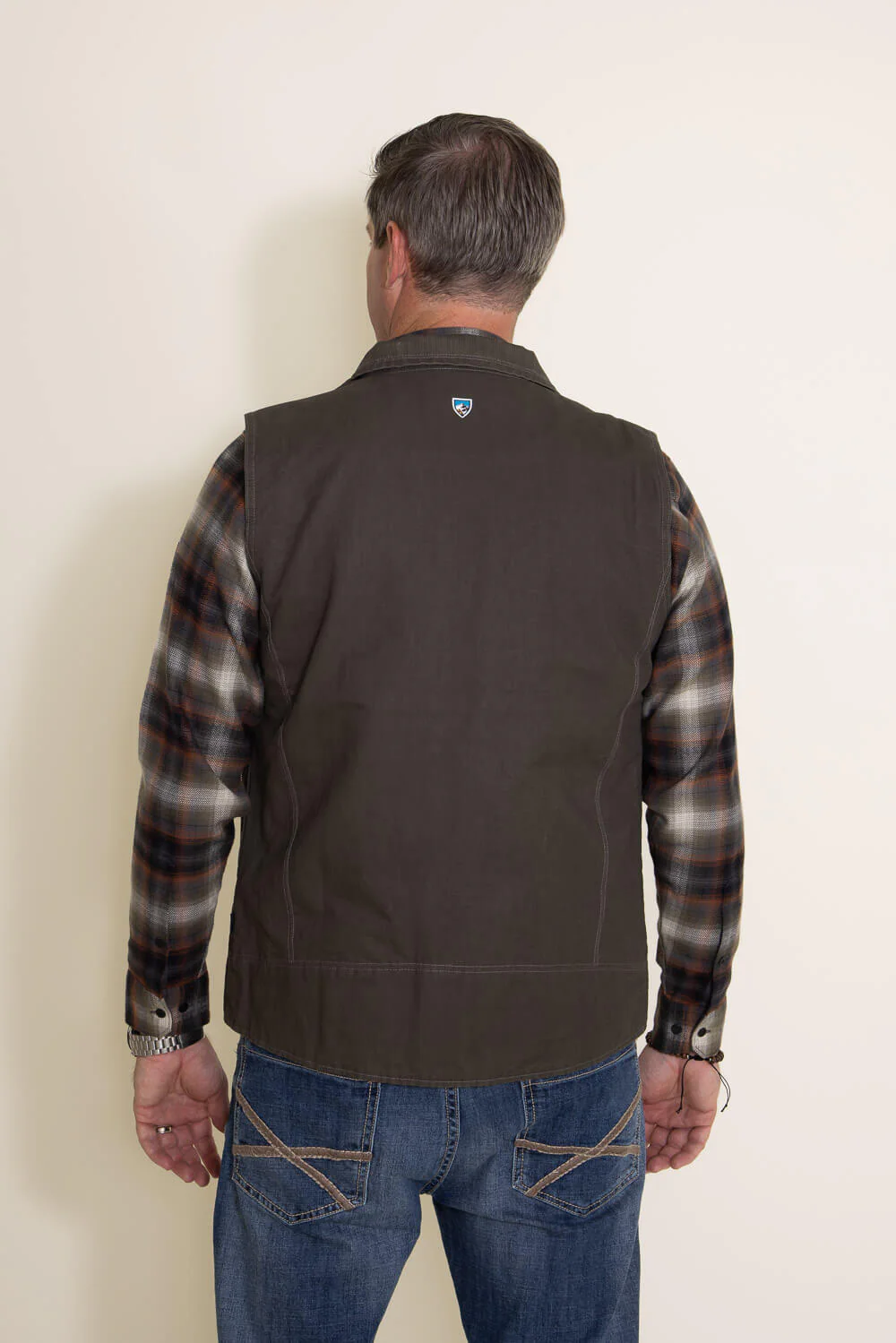Kuhl Burr Vest for Men in Gun Metal Green | 1042-GUN - Image 2