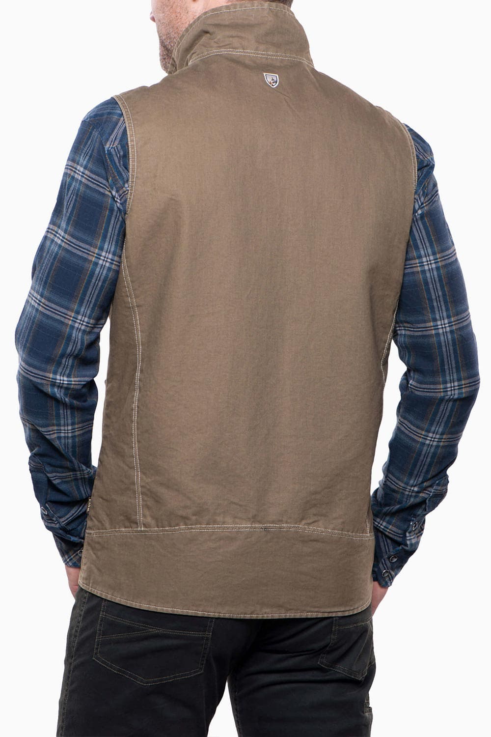 Kuhl Burr Vest for Men in Khaki | 1042-KHAKI - Image 2