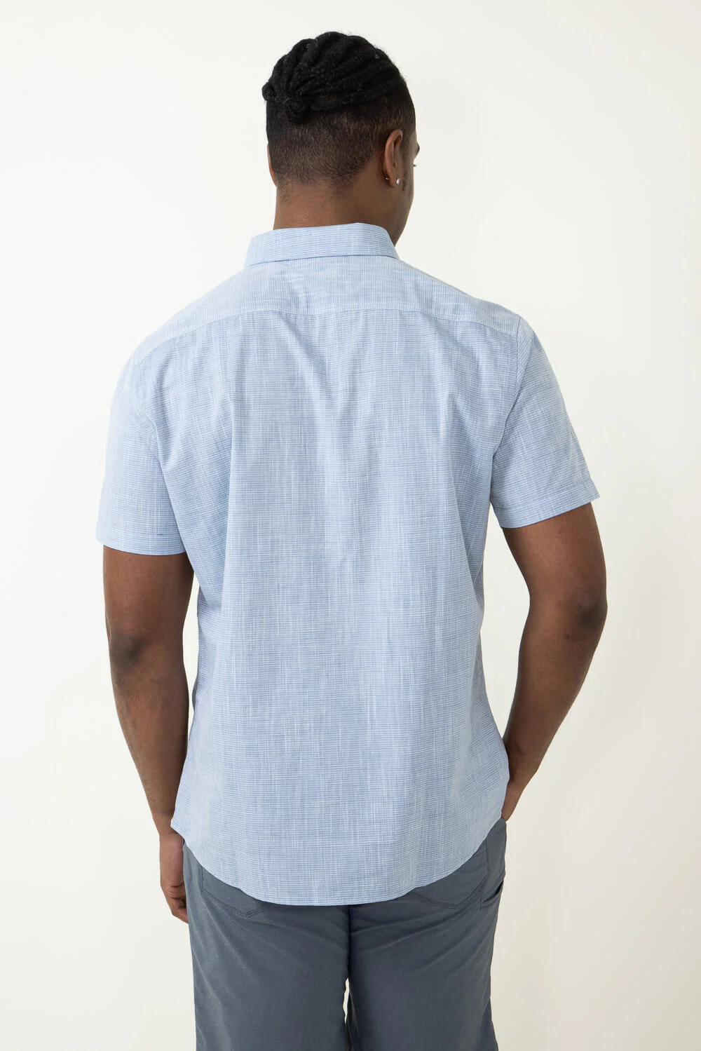 Kuhl Karib Stripe Shirt for Men in Blue | 7460-HRBL - Image 2