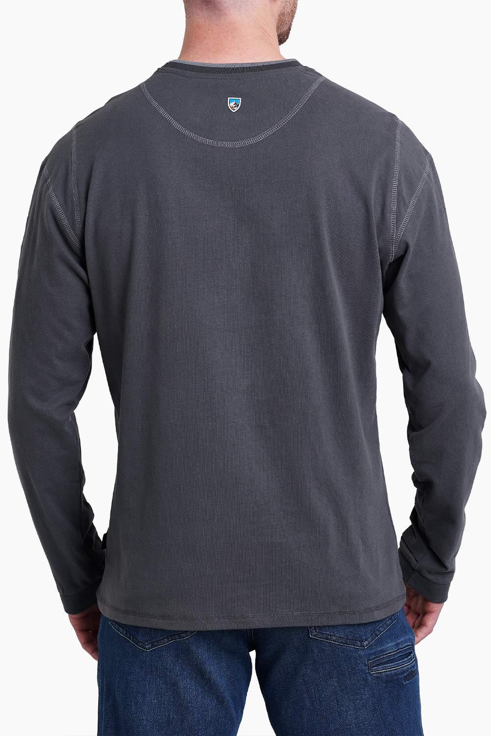Kuhl Kommando Crew Shirt for Men in Carbon | 7499-CA - Image 2