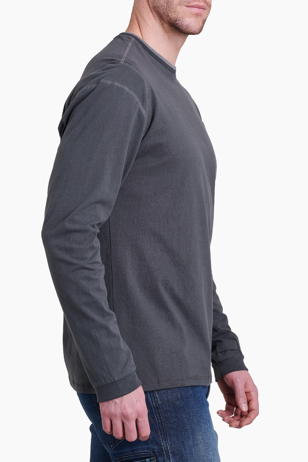 Kuhl Kommando Crew Shirt for Men in Carbon | 7499-CA - Image 3