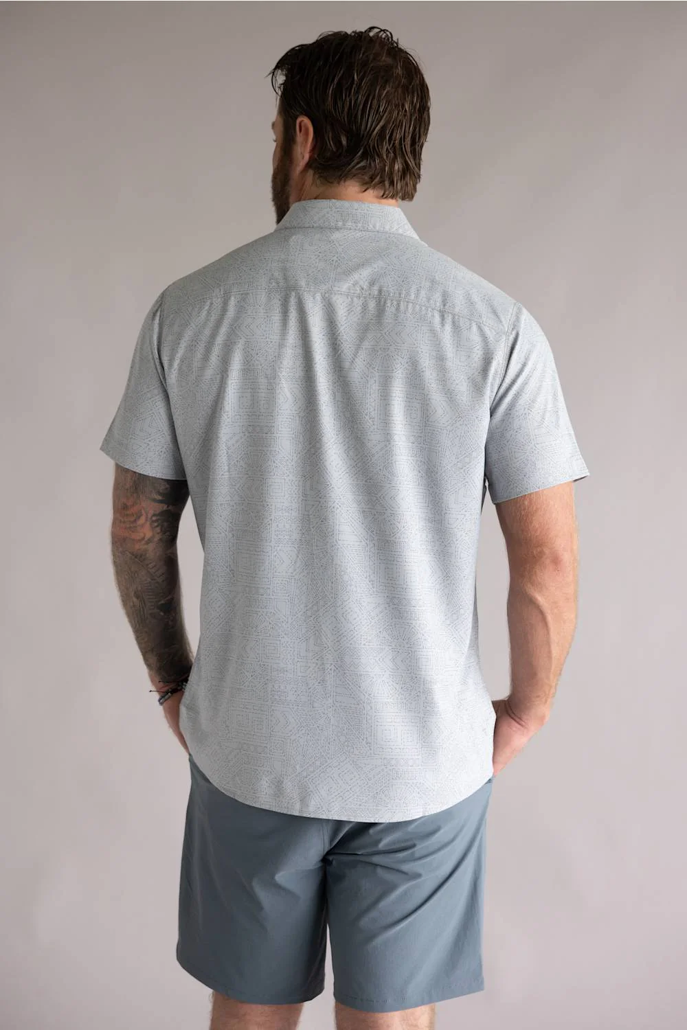 Kuhl Persuadr Button Up Shirt for Men in Ash | 7428-ASH - Image 3