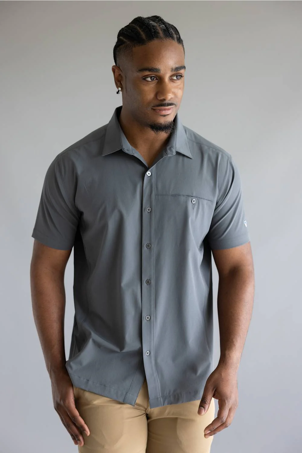 Kuhl Renegade Shirt for Men in Hurricane Grey | 3069-HURRICANE GREY - Image 3