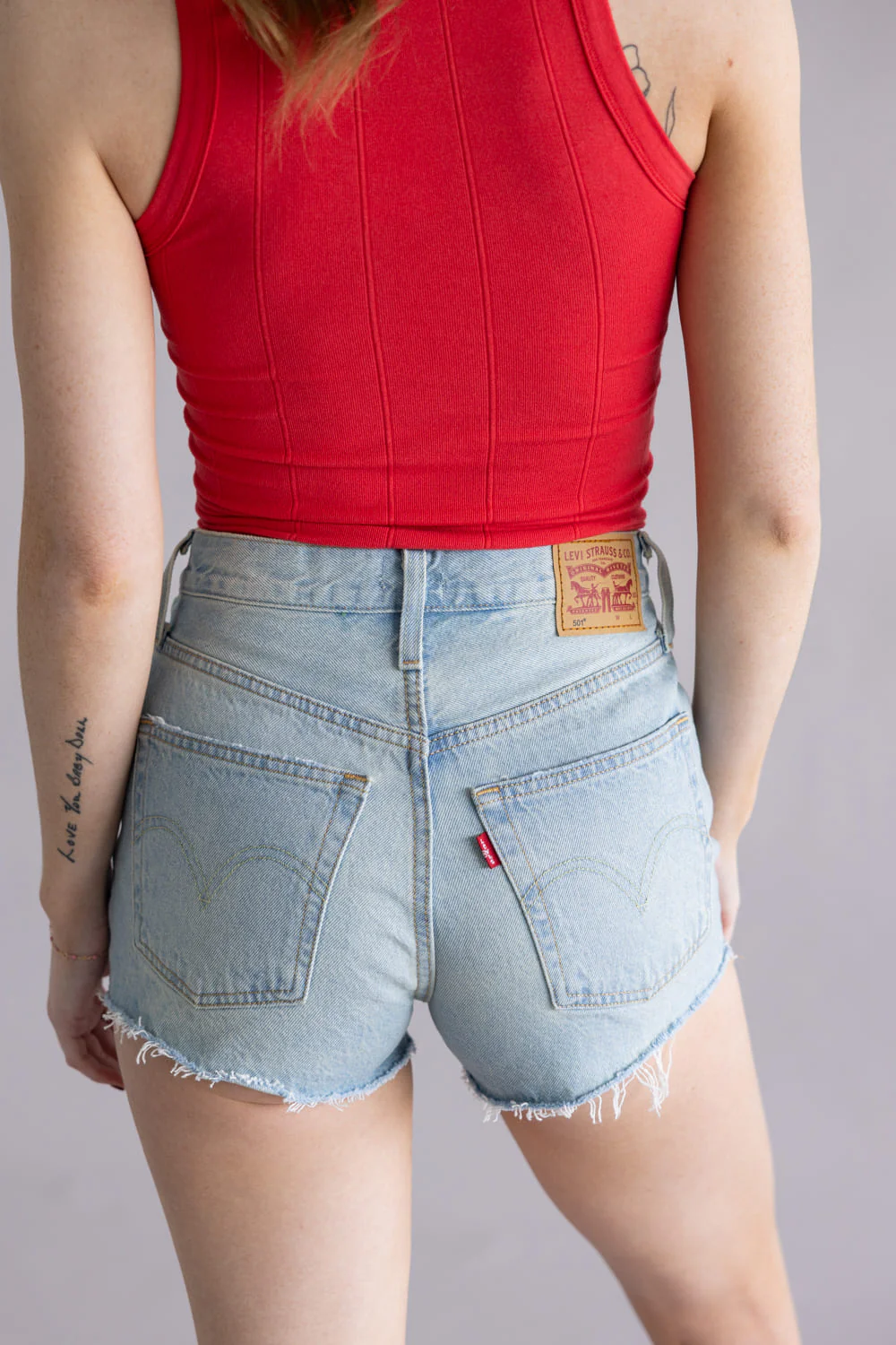 Levi’s 501 Original Denim Shorts for Women | 56327-0553 - Image 3