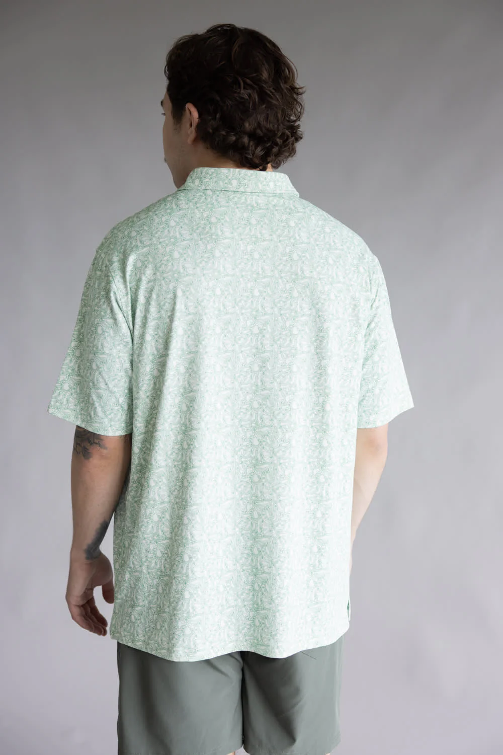 Local Boy Dirty Myrtle Gimme Putt Polo for Men in White | L1200063-PAR-GOLFWHITE - Image 5