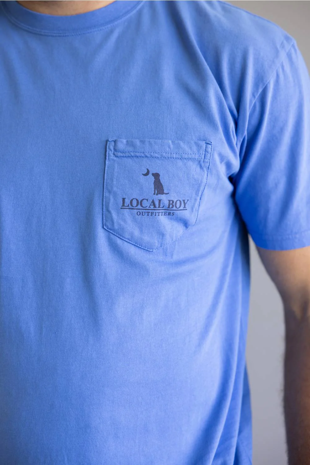 Local Boy Outfitters After Party Tee for Men in Blue | L1000711-MAR-BLUE - Image 5