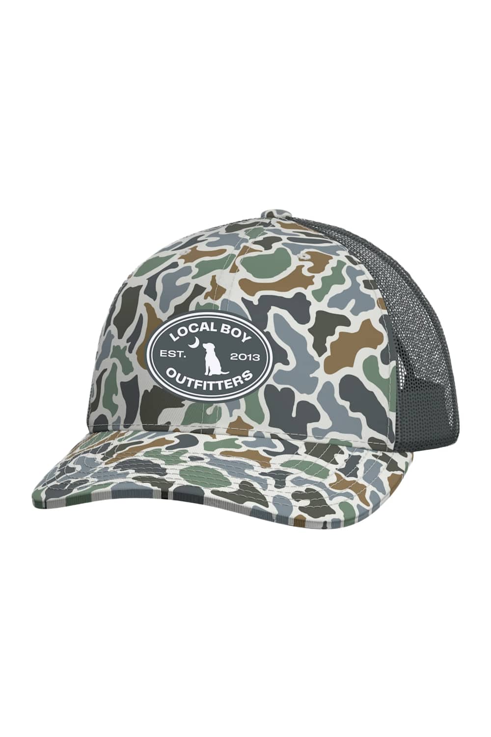 Local Boy Outfitters Classic Oval Trucker Hat for Men in Camo | L3000438-LCB CAMO - Image 2