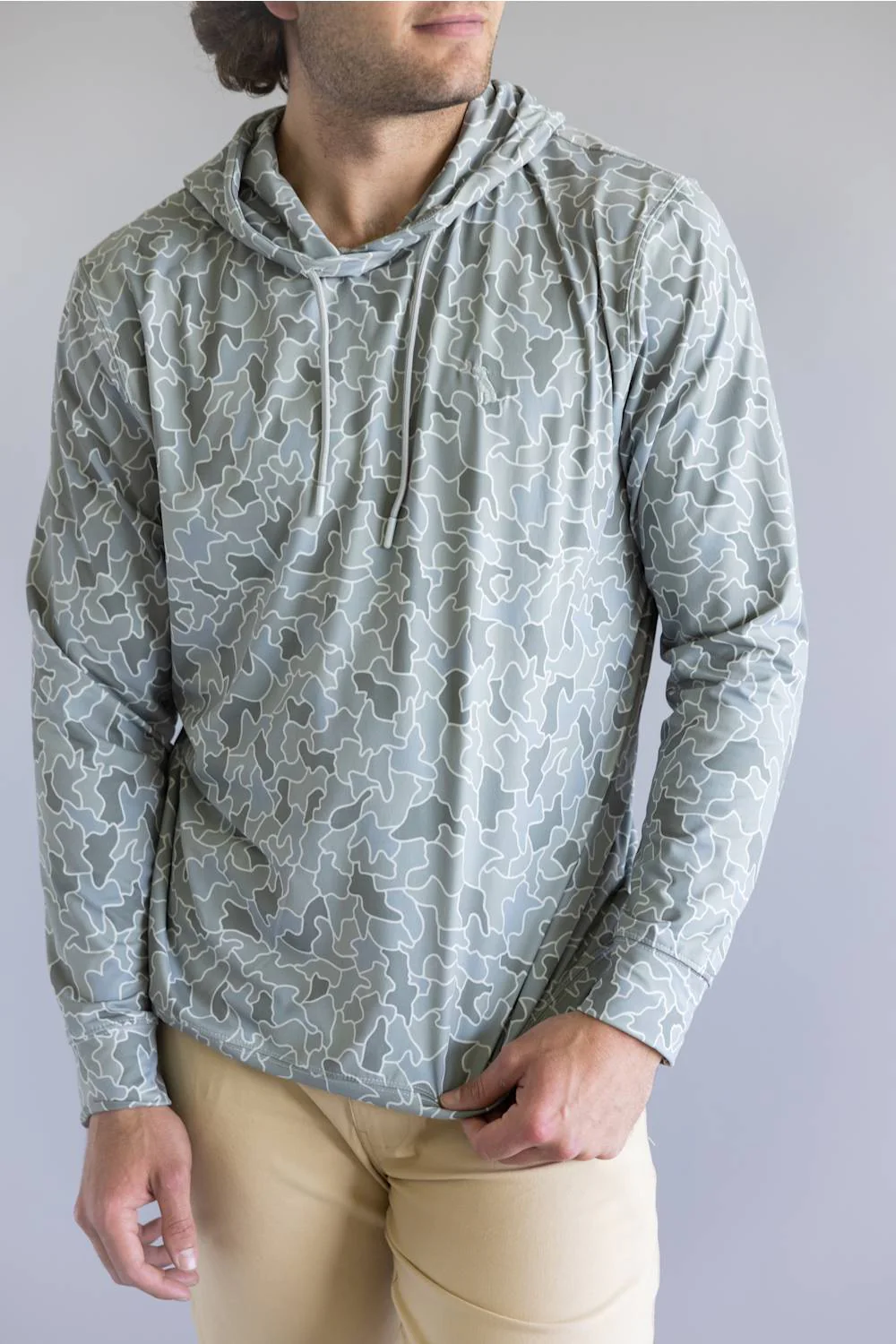 Local Boy Outfitters Hemlock Hoodie for Men in Grey | L1300035-CBSG-CAMO - Image 2