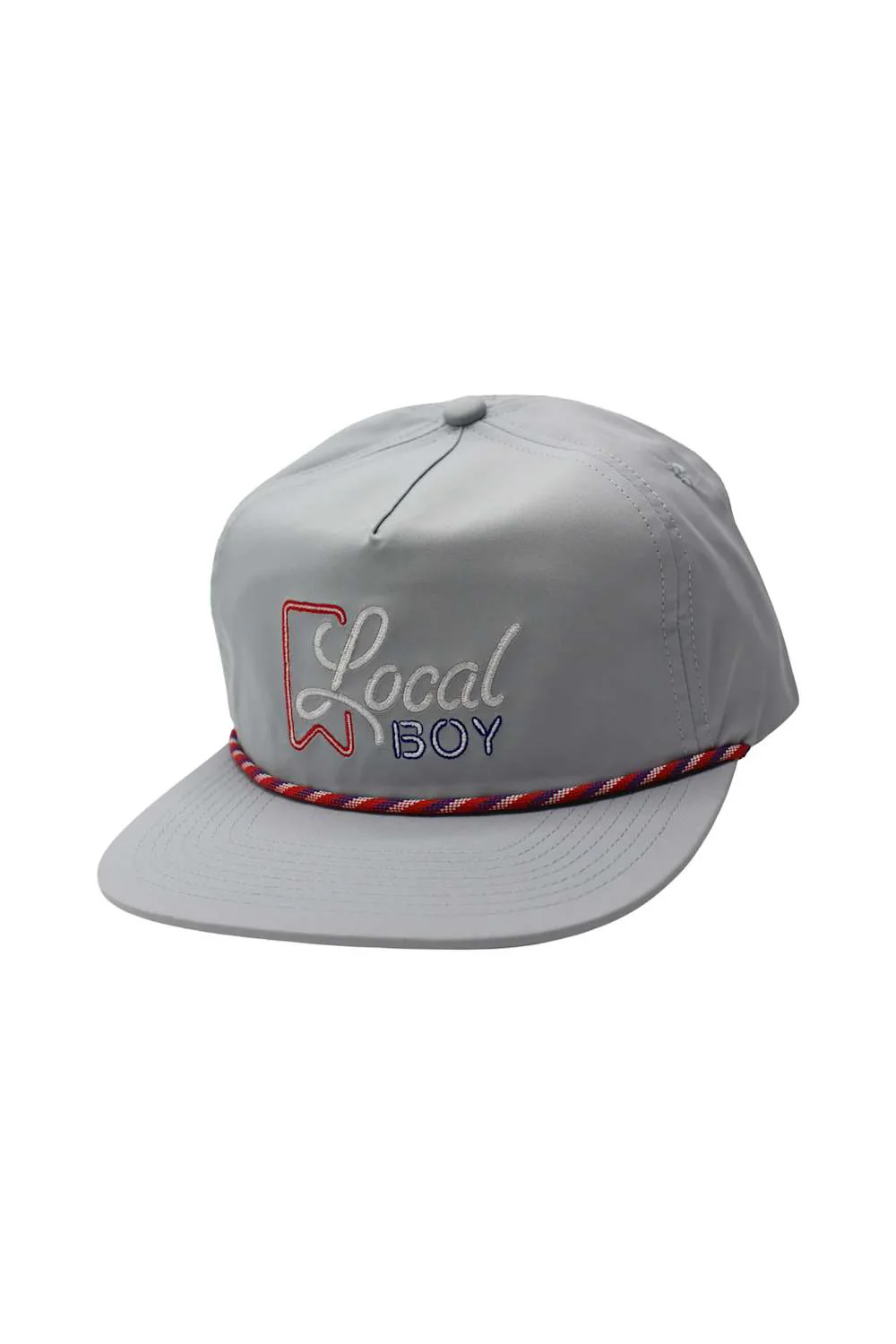 Local Boy Outfitters Neon Ultra Rope Hat for Men in Fog | L3000391-FOG - Image 2