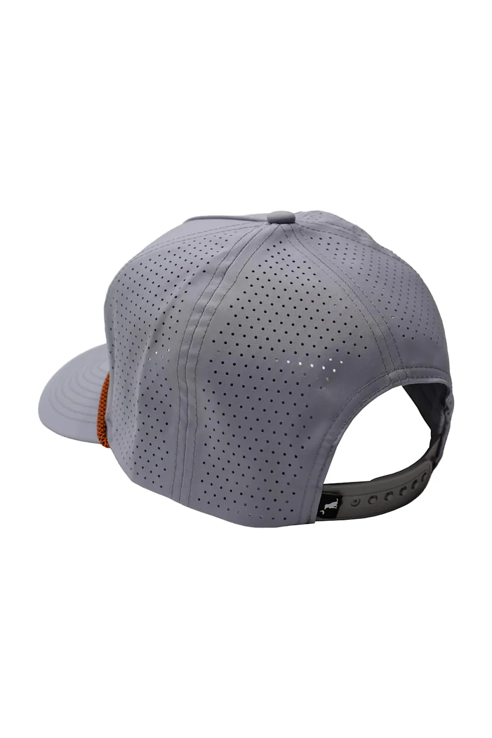 Local Boy Outfitters Rainbow Trout Perforated Rope Hat for Men in Storm Gray | L3000444-STG STORM GRAY - Image 2
