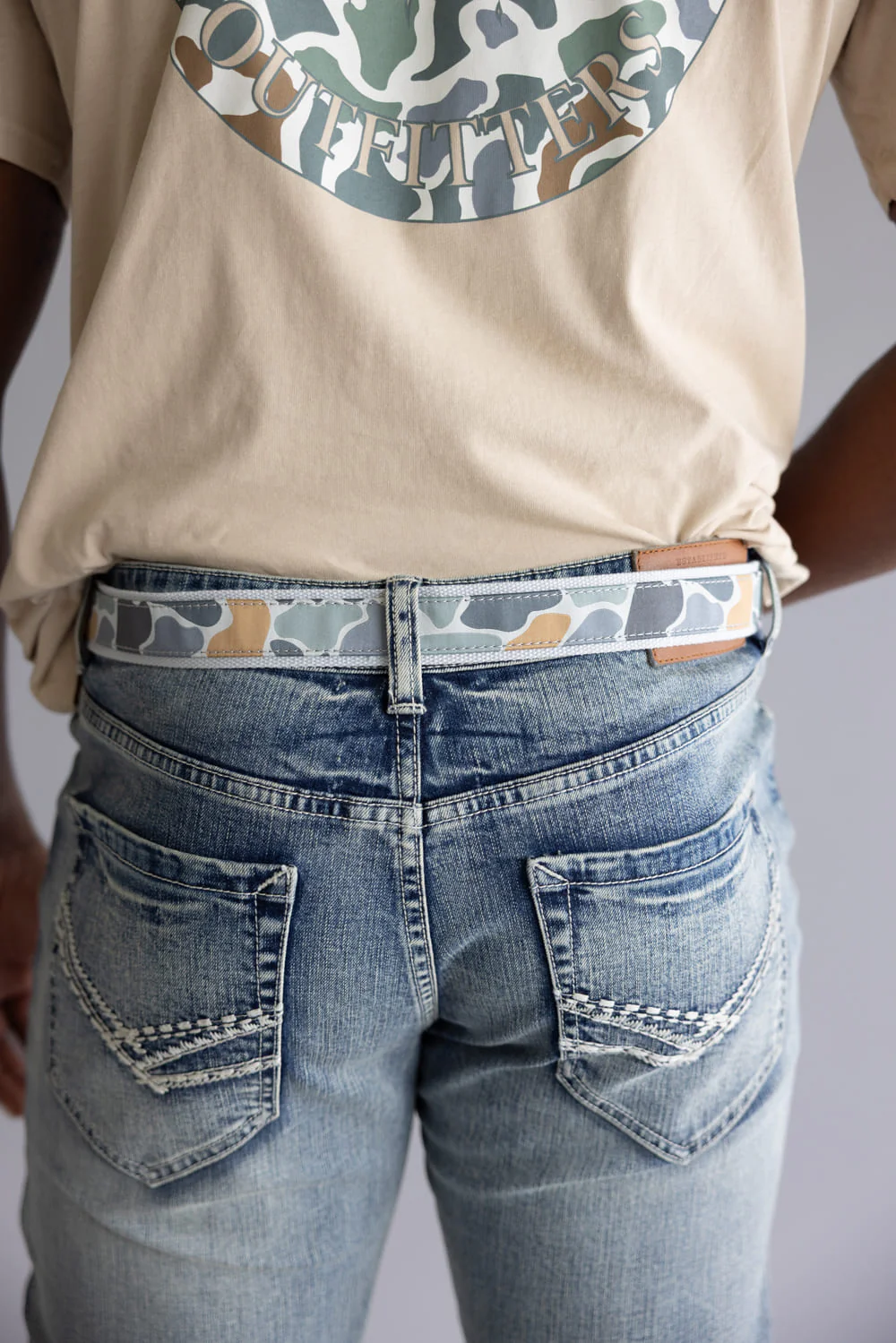 Local Boy Ribbon Camo Belt for Men - Image 2