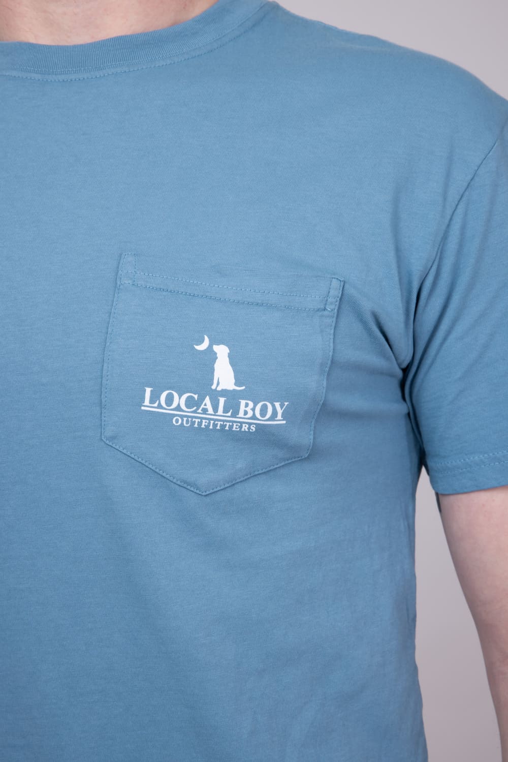 Local Boy Ultra Sixer T-Shirt for Men in Blue | L1000538-SLATE - Image 4