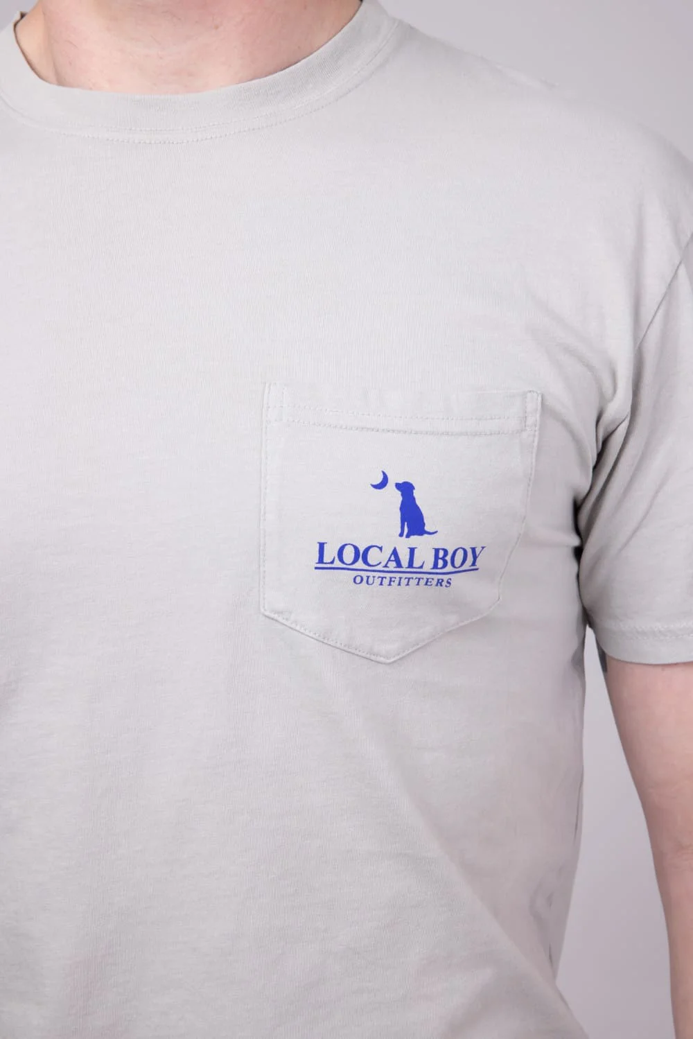 Local Boy Ultra T-Shirt for Men in Silver | L1000535-SILVER - Image 3