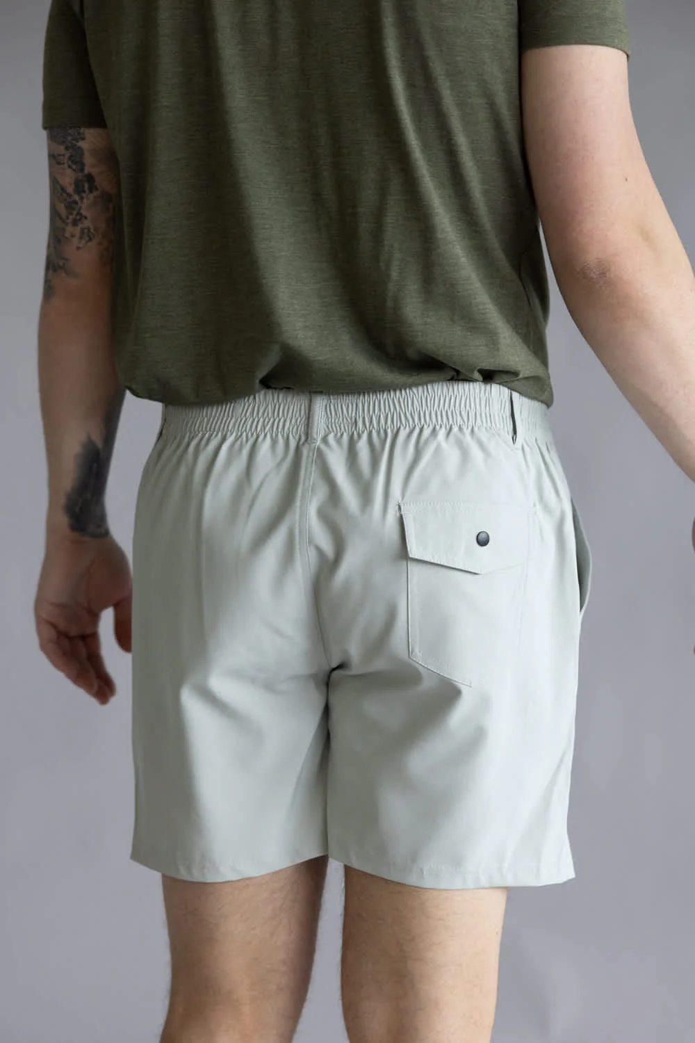 Local Boy Volley Hybrid Shorts for Men in Cool Grey | L1600002-CGRY-COOLGRY - Image 2