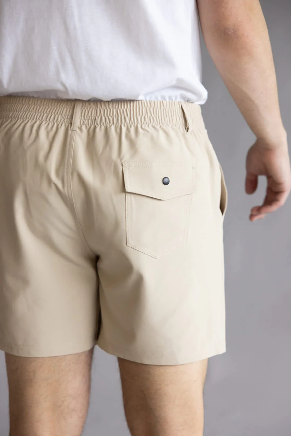 Local Boy Volley Hybrid Shorts for Men in Khaki | L1600002-KHK-KHAKI - Image 2