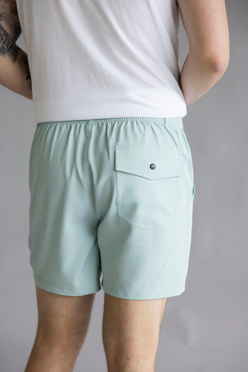 Local Boy Volley Hybrid Shorts for Men in Mint | L1600002-MNT-MINT - Image 3