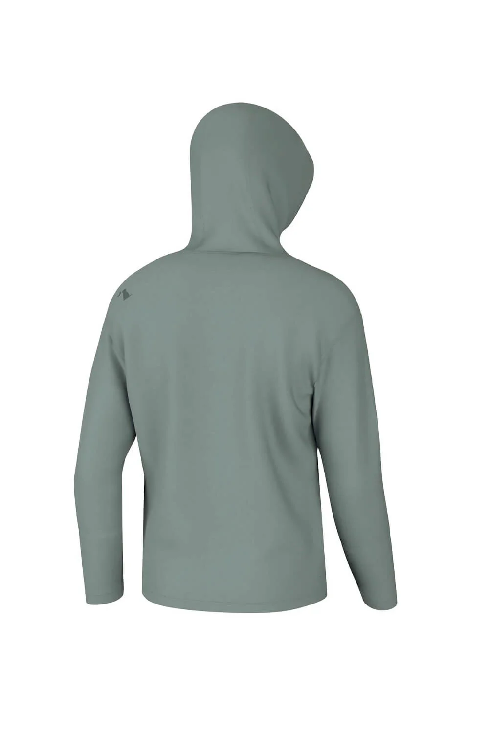 Local Boy Youth Poly Fleece Hoodie in Light Slate | L0200009-LSL - Image 2