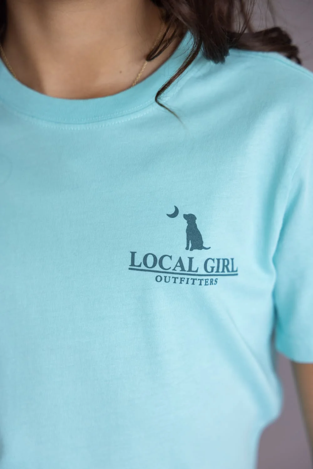 Local Girl Youth Rope T-Shirt in Mint | L5000014-CMT - Image 3