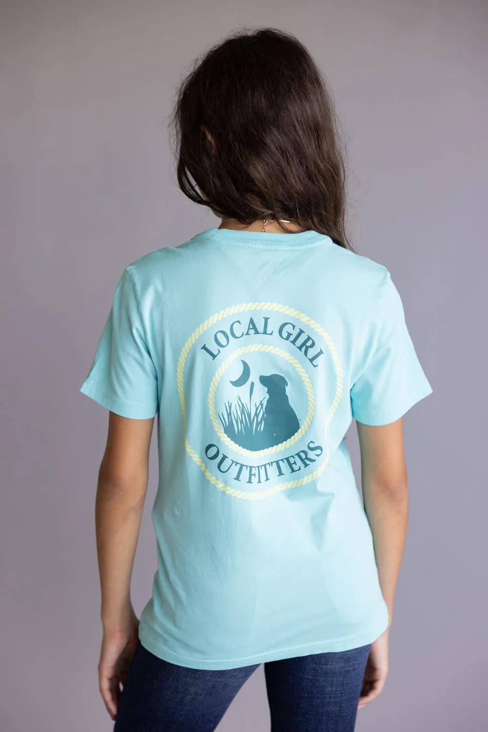 Local Girl Youth Rope T-Shirt in Mint | L5000014-CMT - Image 4
