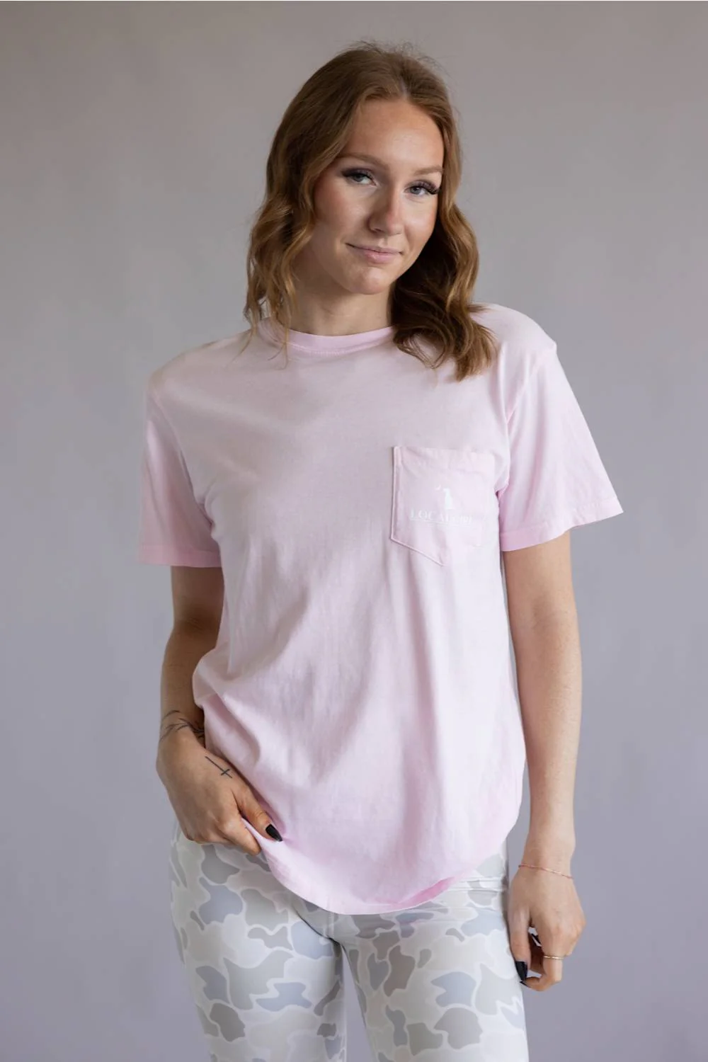 Local Girl Absolute Localflage T-Shirt for Women in Blossom | L5100006-BSM - Image 2